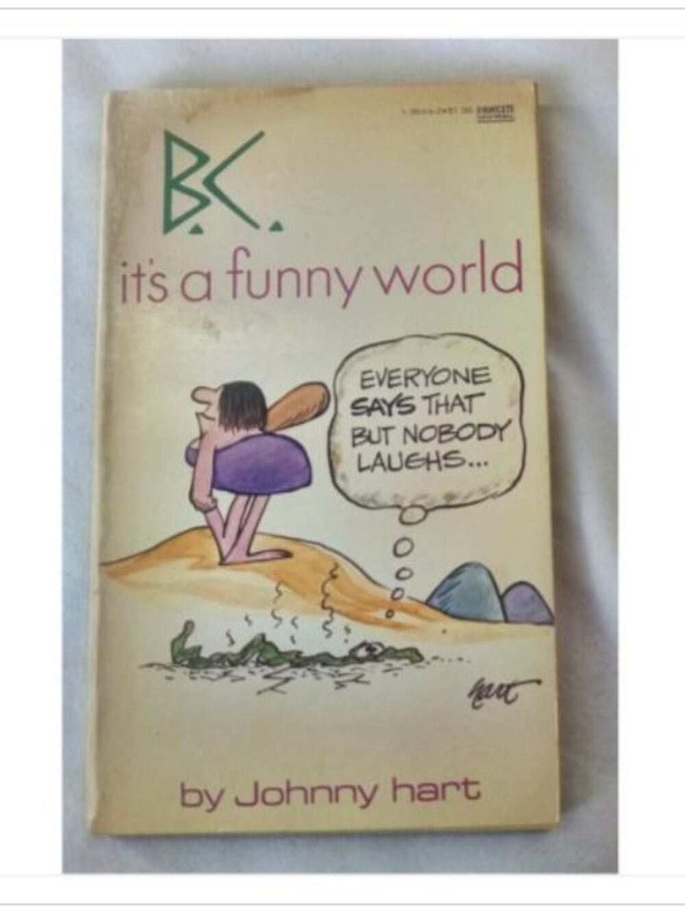 B.C. / It's a Funny World Johnny Hart 1974 Mass Market Paperback Book Vintage